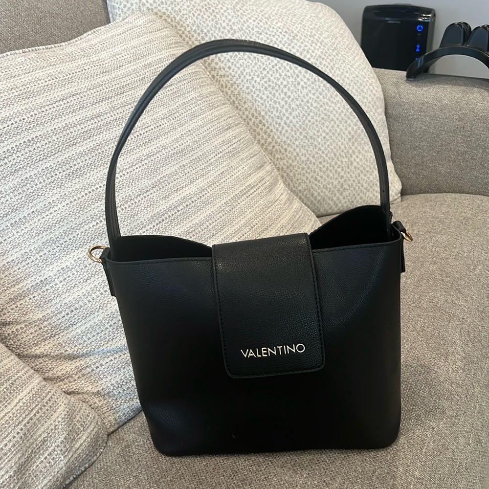 Valentino Black Shoulder Bag Timeless Elegance